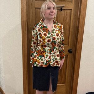 Handmade | Jackets & Coats | Vintage 7s Handmade Ribbed Leisure Jacket ...